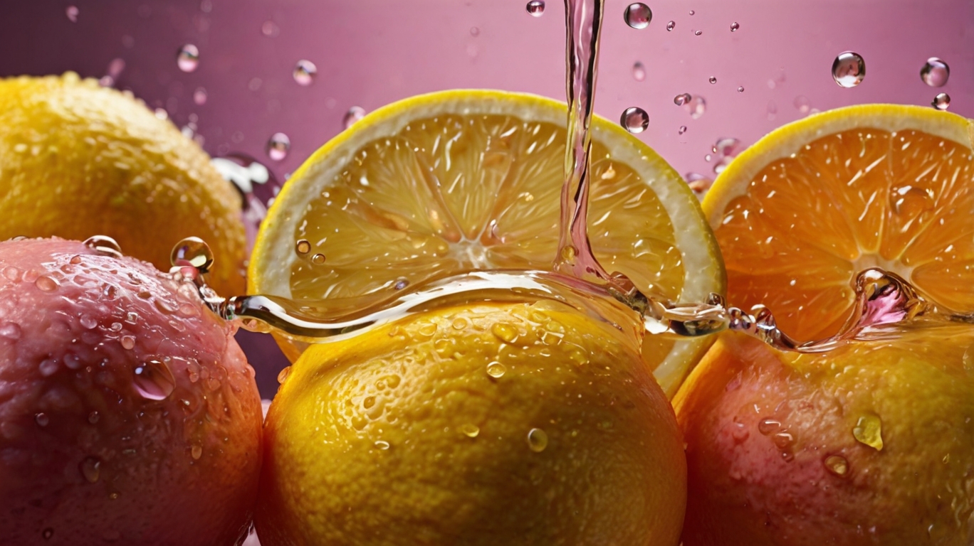 Jugo de cítricos fresco